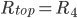  R_{top} = R_{4} 