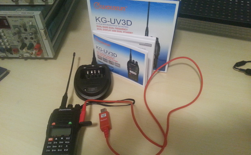 My First Radio: Wouxun KG-UV3D 2m/440MHz Dual Band Radio